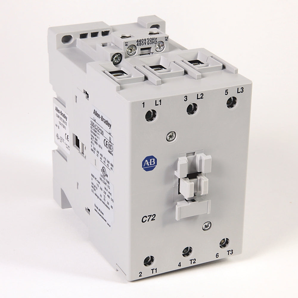 Allen-Bradley 100-C72DJ10 Contactor, 24VDC Coil w/ Diode 100C72DJ10