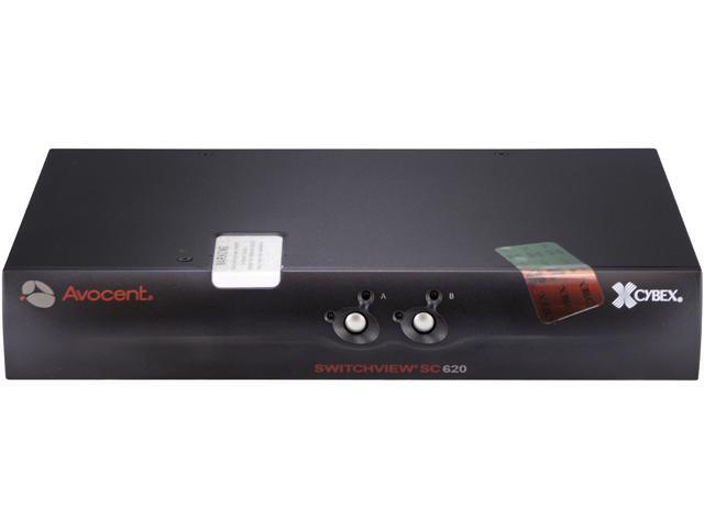 AVOCENT SC620-001 SwitchView SC, 1 User 2 Systems, USB, DVI-I (Dual Link), Audio