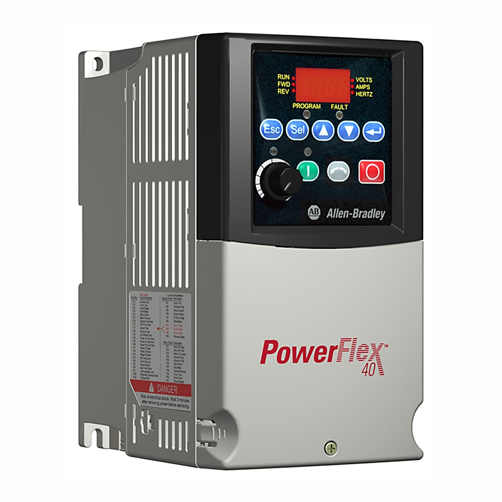 Allen Bradley 22b-d2p3n104 VFD PowerFlex 40 AC Drive 0.75kW 1.0HP 22bd2p3n104