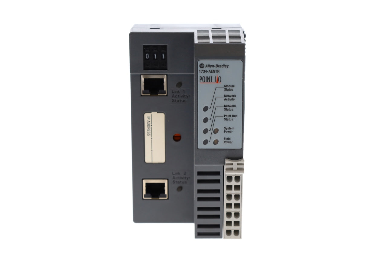 Allen-Bradley 1734-AENTR SER C POINT I/O Dual Port Adaptor 1734AENTR