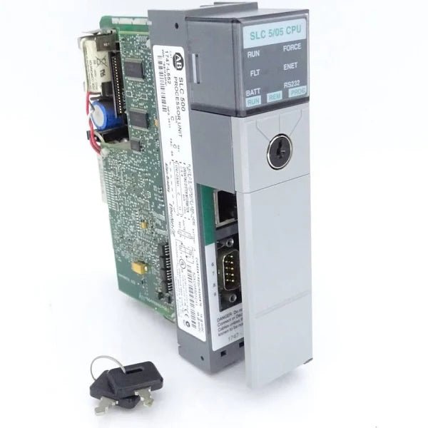 ALLEN BRADLEY 1747-L552 SLC 500 PROCESSOR MODULE 32K WORD MEM SLC 5 05 USNP 1747L552