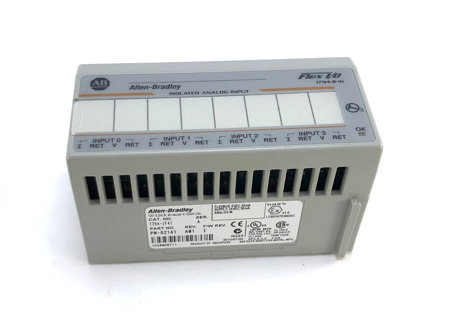 Allen-Bradley 1794-IF4I FLEX I/O Analog Input Module 1794IF4I