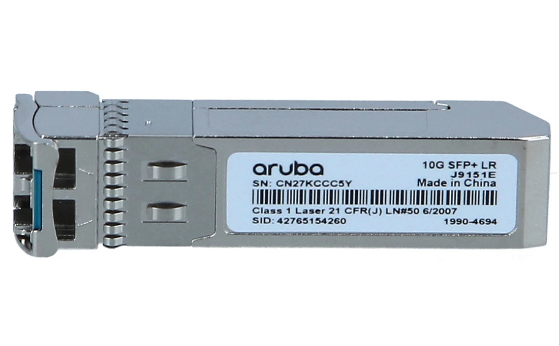 HPE Aruba J9151E 10GBASE-LR SFP+ Transceiver Module J9151E