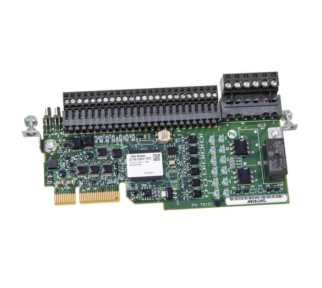 Allen-Bradley 750 24V Tran IO Option Module 20-750-2263C-1R2T USA