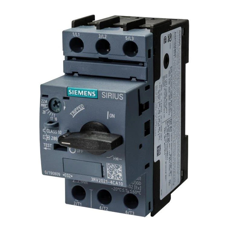 Siemens 3RV2021-4CA10 Circuit Breaker 3RV20214CA10