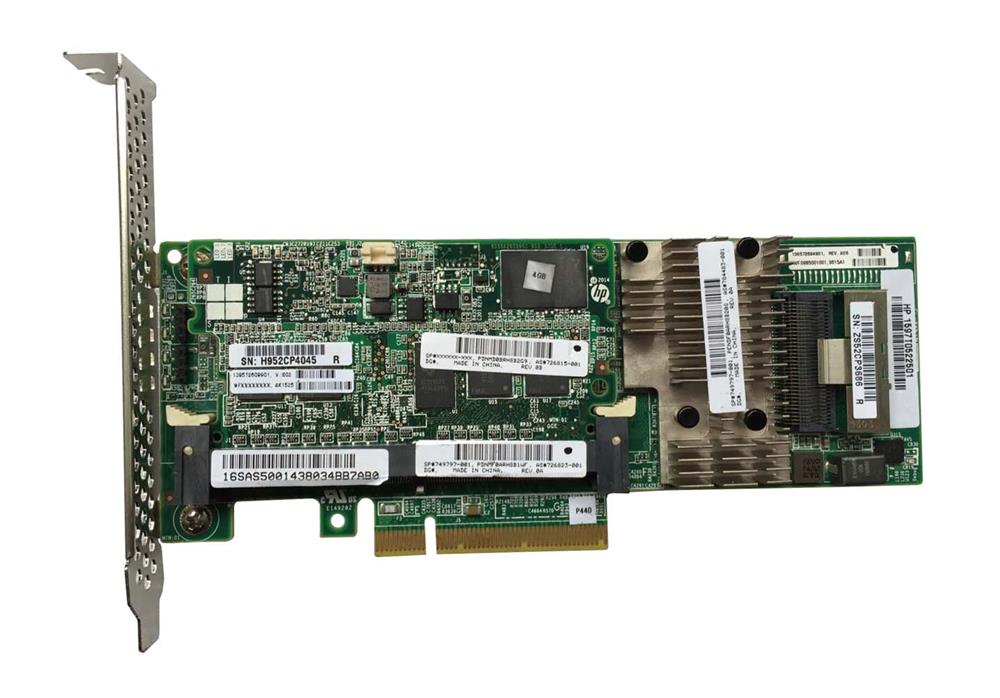 HPE 726821-B21 749797-001 HPE Smart Array P440/4GB FBWC 12Gb SAS Cntl Retail NEW 726821B21