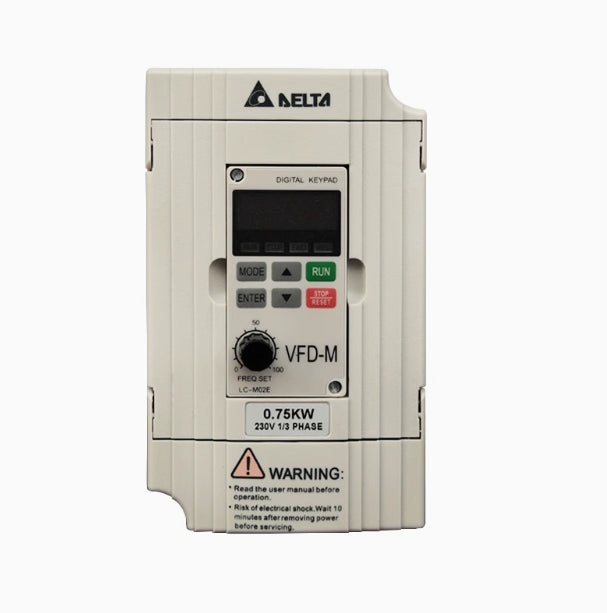 Delta VFD075M43A Drive AC 10Hp 460V Three Phase Input PLC VFD075M43A