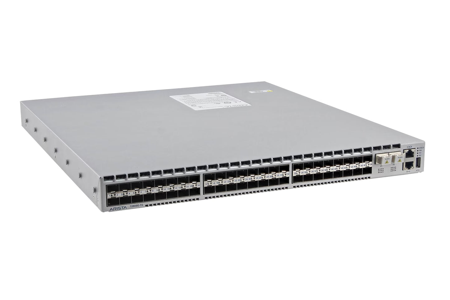 Arista DCS-7280SE-72-R 7280E, 48x10GbE (SFP+) & 2x100GbE MXP, R-to-F air, 2x AC DCS7280SE72R