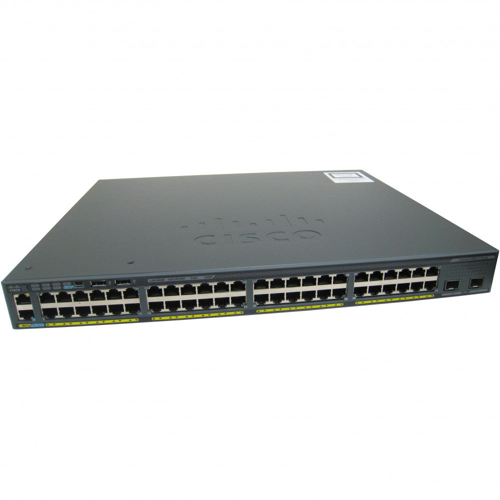 Cisco Catalyst WS-C2960XR-48TD-I 48-Ports Network Switch WSC2960XR48TDI