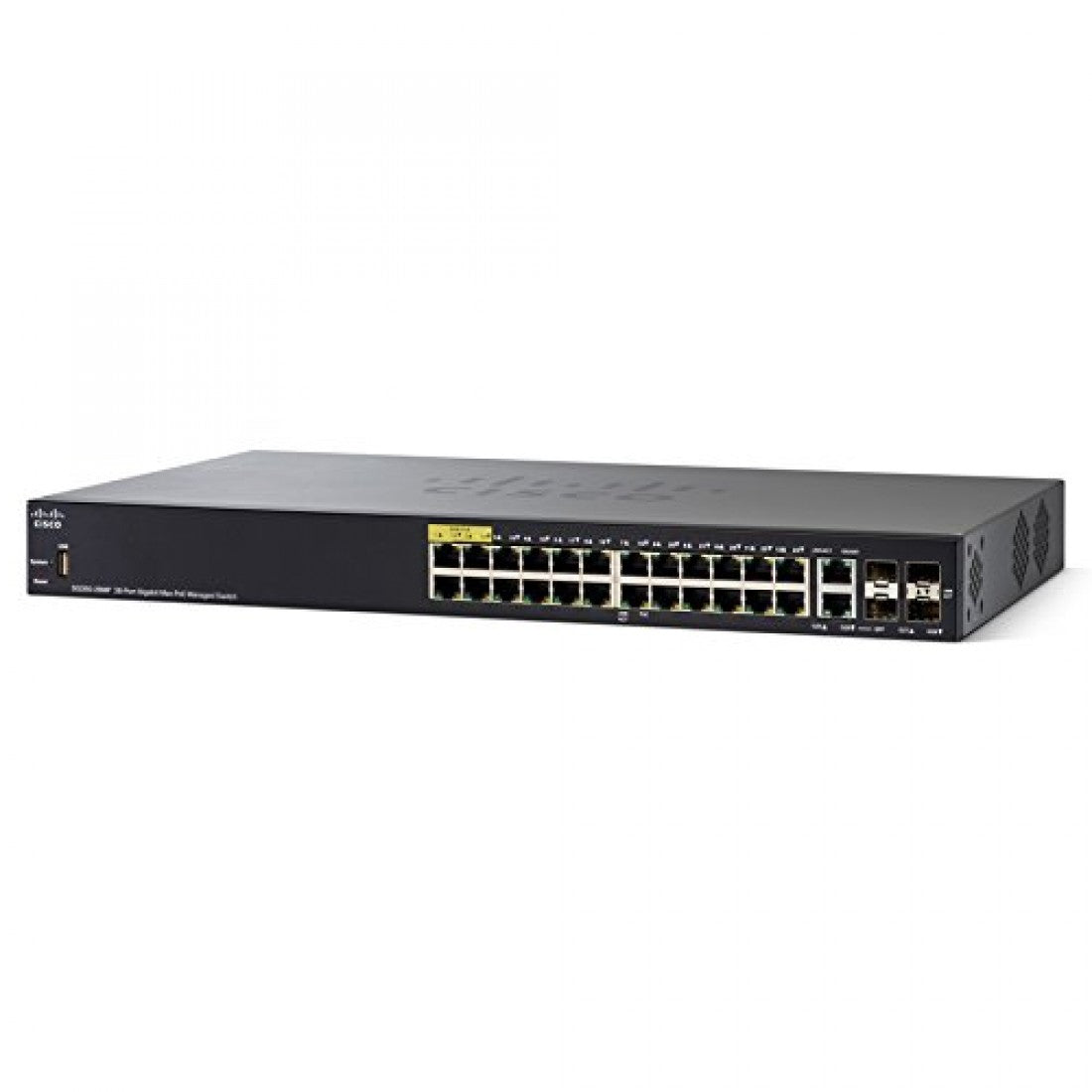 Cisco SG300-28PP-K9 28-Port Gigabit PoE+ Managed Switch SG300-28PP SG30028PPK9