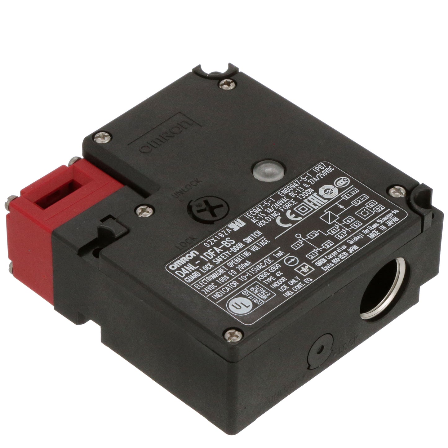 Omron D4NL-1DFA-BS PLC Safety Switch, Lock Door D4NL1DFABS
