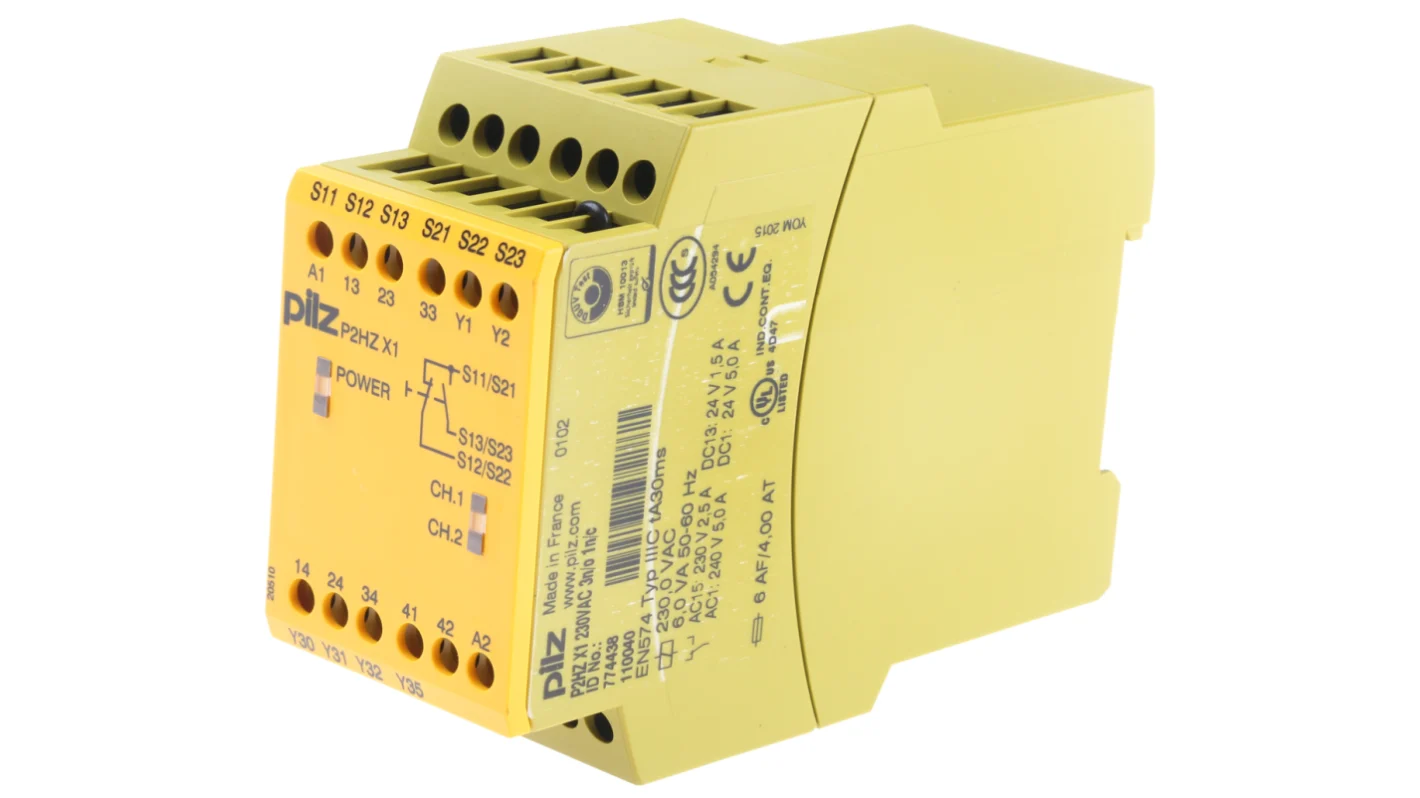 PILZ P2HZ X1 24VDC 3n/o 1n/c 774340 P2HZX1