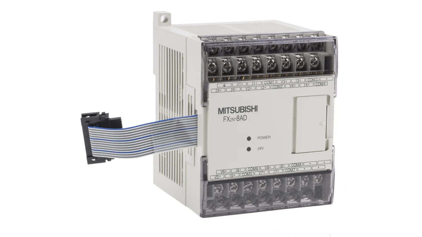 Mitsubishi FX2N-8AD Programmable Logic Controller PLC Expansion Module FX2N8AD