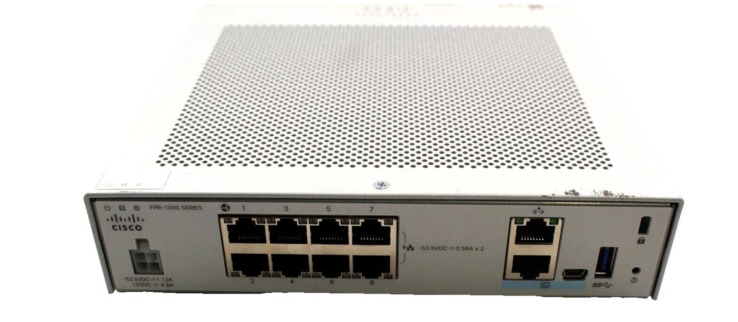 Cisco Firepower 1000 Series FPR-1010 Network Security/Firewall FPR1010
