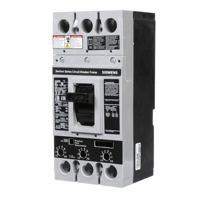 NEW Siemens SENTRON 250 AMP CIRCUIT BREAKER W/ 250 AMP TRIP 600 VAC HFD63F250