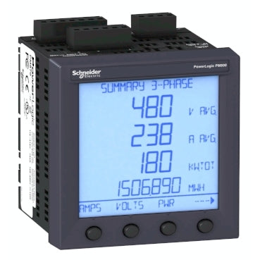 Schneider Electric PM820UMG POWER METER 820 WITH NO DISPLAY, #195874