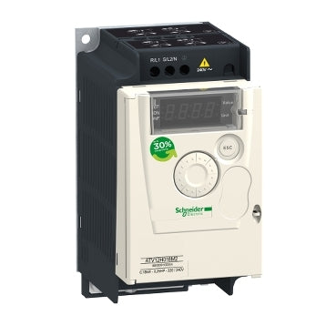 Schneider Electric ATV12H037M2 AC Driver 0.5 HP, 230VAC ATV12H037M2