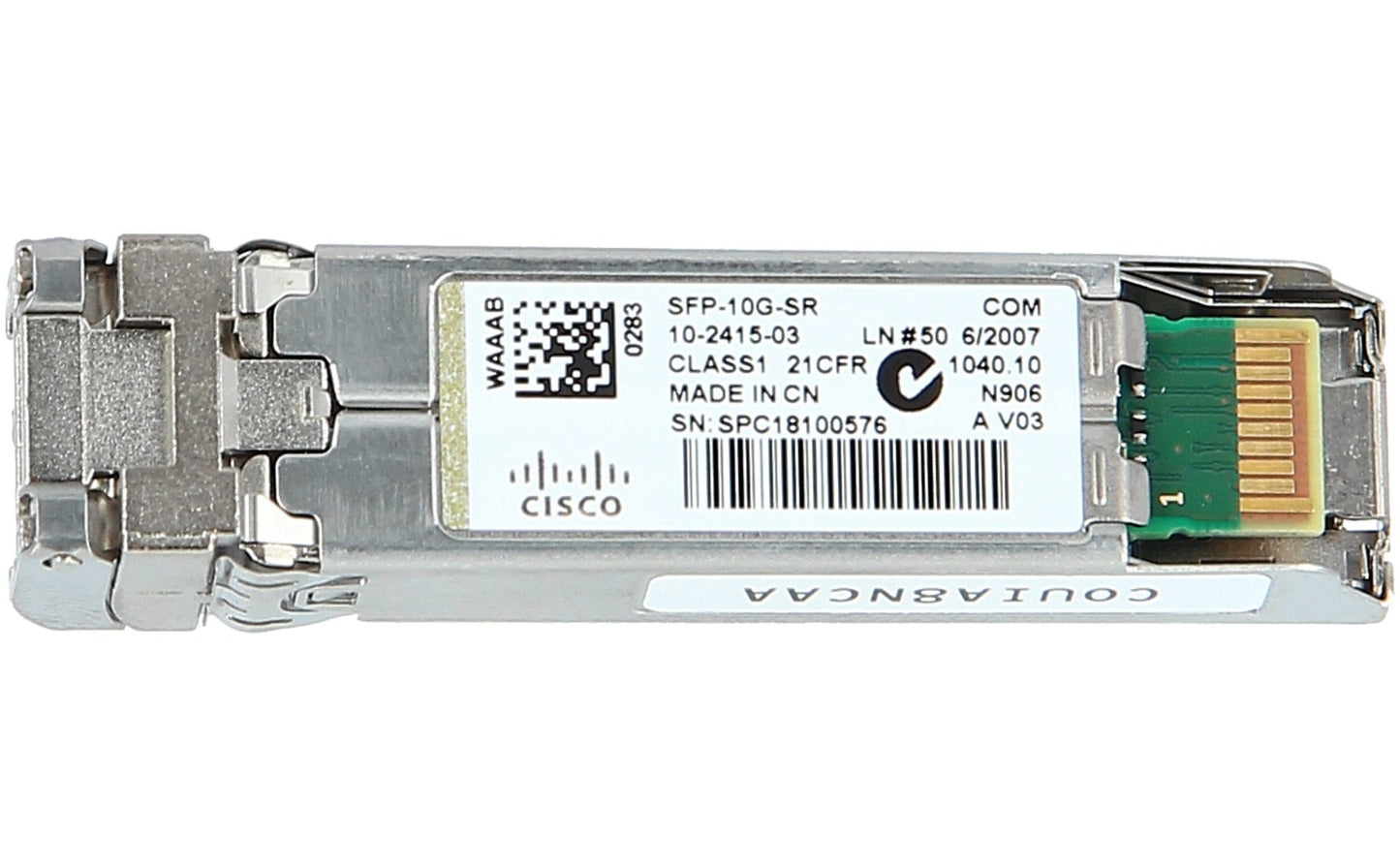 Cisco 10G BASE-SR SFP MODULE P/N: SFP-10G-SR