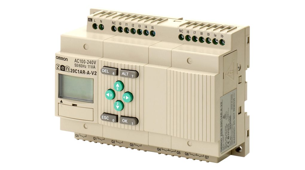 Omron ZEN-20C1DR-D-V2 PLC AUTOMATION ANALOG PROGRAMMABLE RELAY ZEN20C1DRDV2