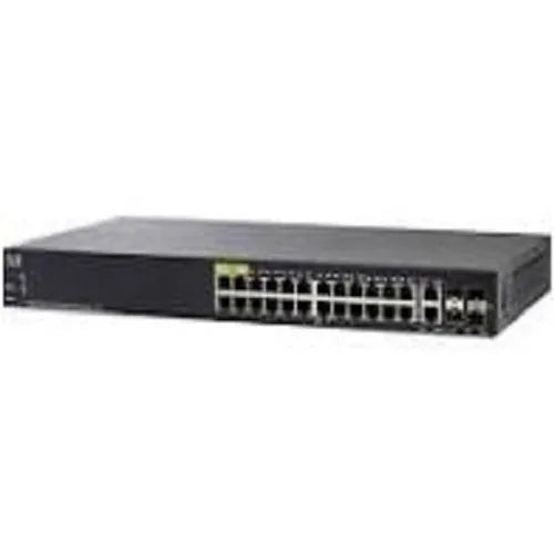 Cisco SG350-28P-K9 28-Port Gigabit 24xPoE 2xCombo 2xSFP Managed Switch SG35028PK9
