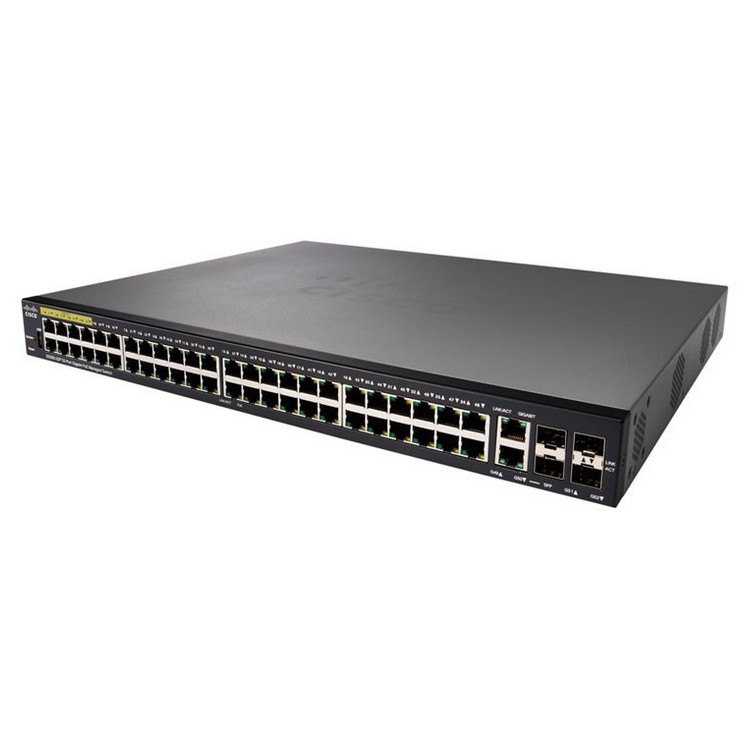 Cisco SG350-52P-K9 52-Port PoE Stackable Managed Switch SG35052PK9