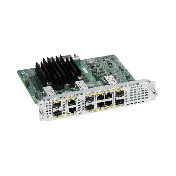Cisco SM-X-6X1G 6 Port SFP Gigabit Ethernet Dual Mode GE / SF ISR44 Module SMX6X1G