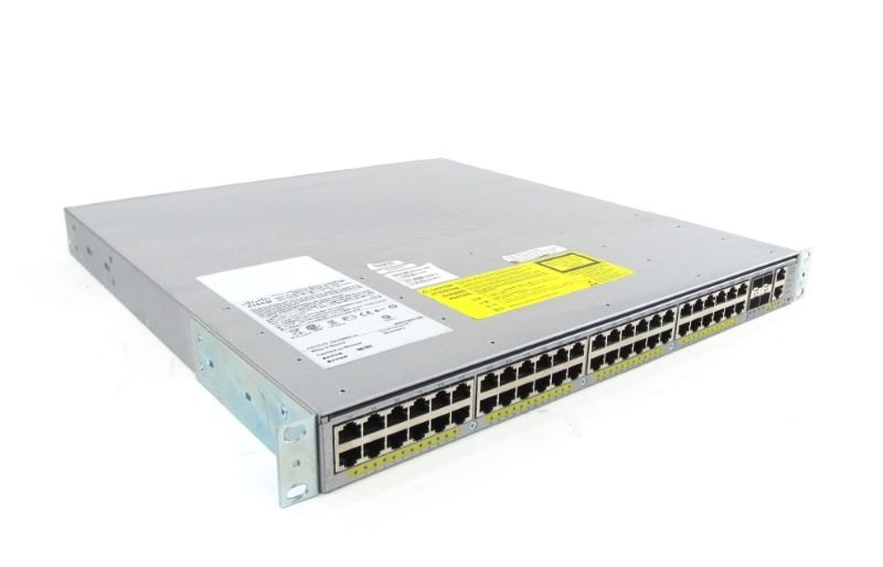 Cisco Catalyst 4948 WS-C4948E-F 48 Port L3 Gigabit Switch 15.2 OS Dual AC WSC4948EF