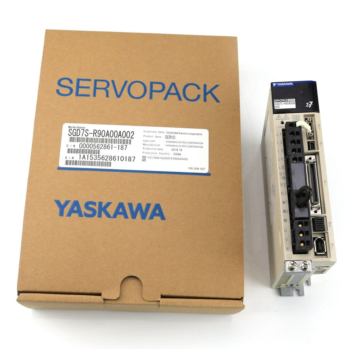 Yaskawa SGD7S-R90A00A002 Servo Drive SGD7SR90A00A002