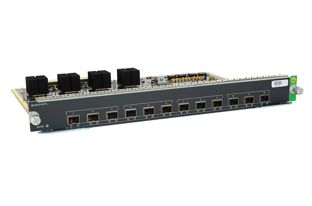 Cisco WS-X4712-SFP+E 12-Port 10GbE Line Card SFP+ Module Catalyst 4500E Series WSX4712SFP+E