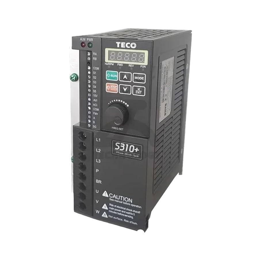 Teco S310-202-H1D AC MOTOR DRIVE INVERTER 2HP 1500W 1 200~240V 50/60HZ PLC S310202H1D