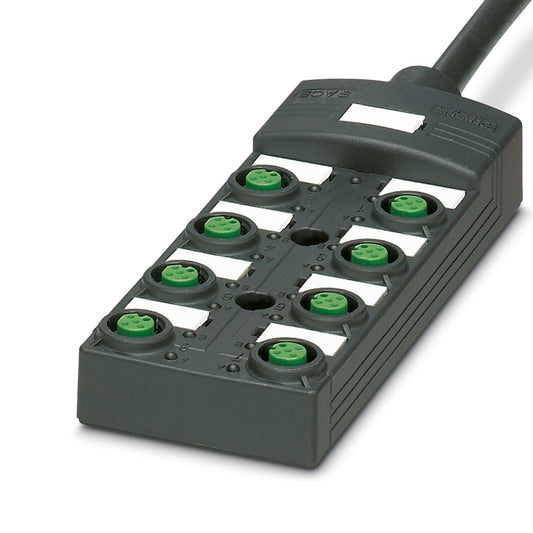 Phoenix SACB-8/16-L-5,0PUR SENSOR/ACTUATOR 8 SLOTS 5 POSIT, #161828