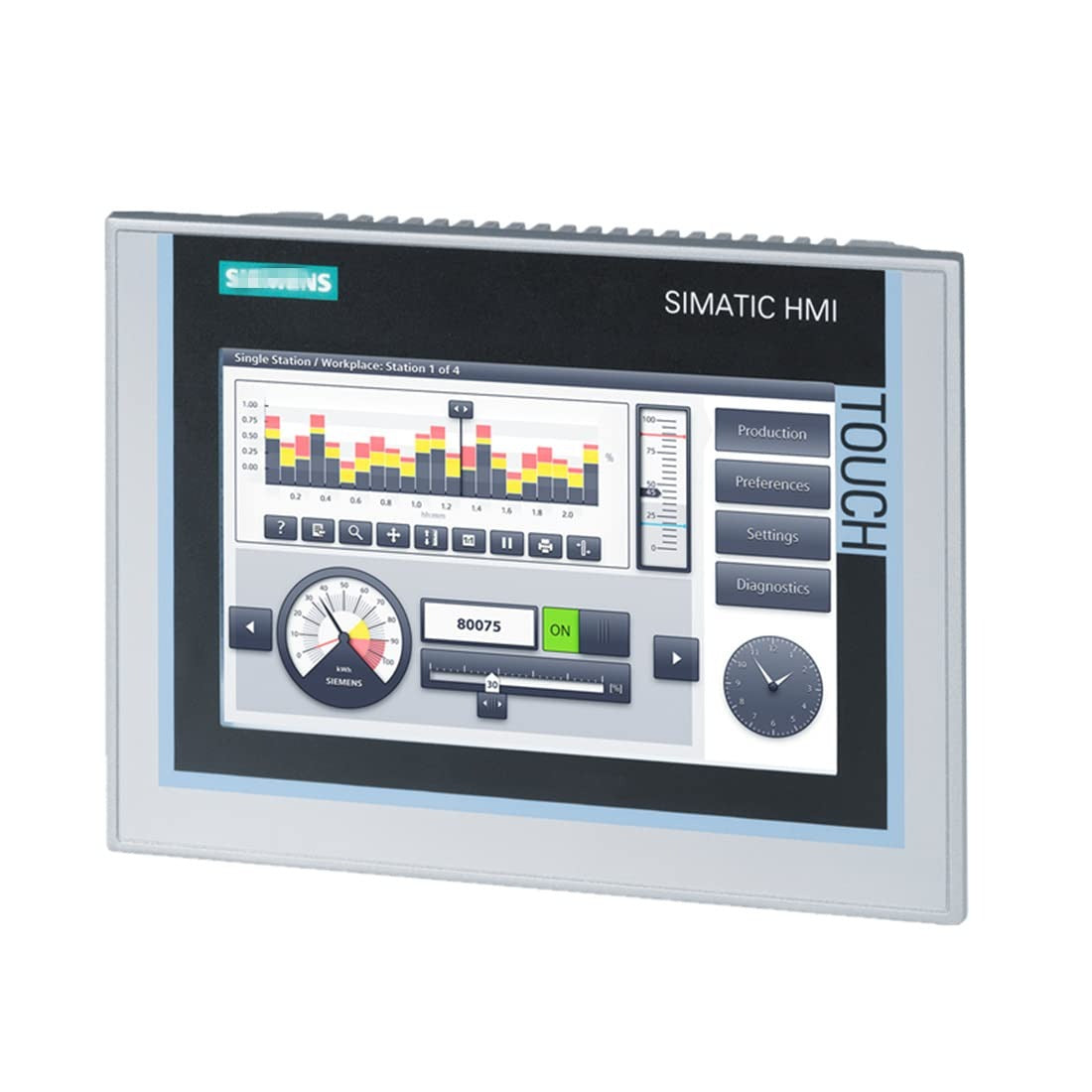 Siemens 6AV2124-0GC01-0AX0  SIMATIC HMI TP700 Comfort Panel 7"