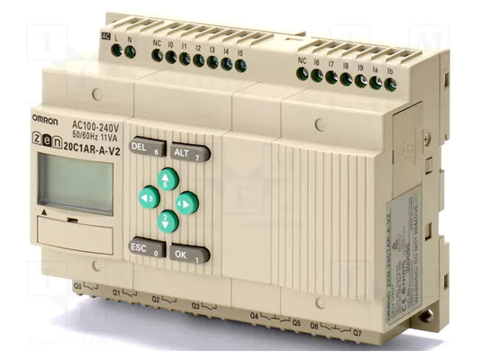 Omron ZEN-20C1DT-D-V2 RELAY CONTROLLERS DC 12 ANALOG CPU UNIT PLC MODULE ZEN20C1DTDV2
