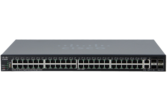 Cisco SG350X-48P-K9 48 port Gigabit Poe Stackable Network Switch SG350X48PK9