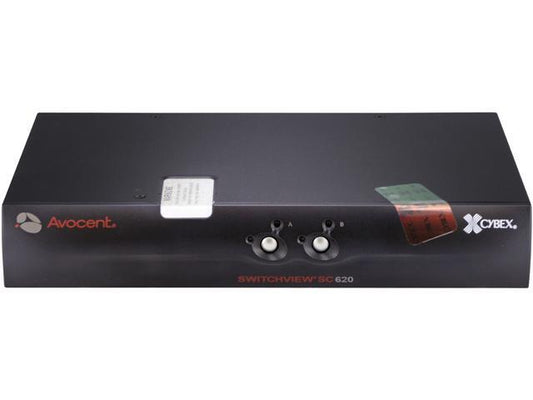 AVOCENT SC620-001 SwitchView SC, 1 User 2 Systems, USB, DVI-I (Dual Link), Audio