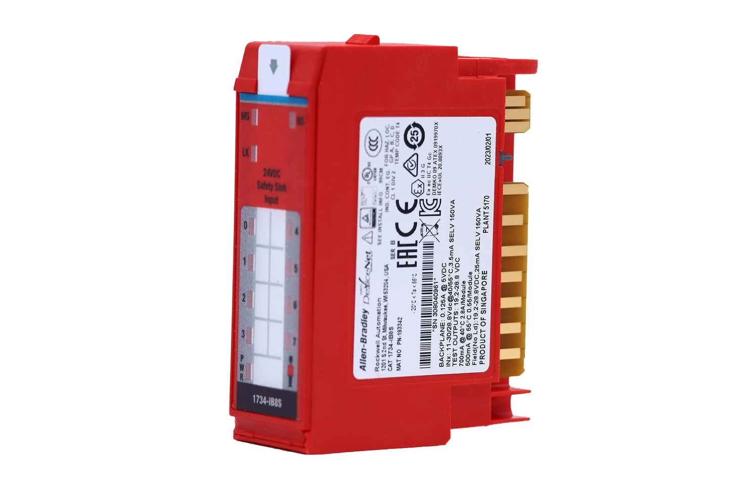 Allen-Bradley 1734-IB8S Safety Sinking Input Module 1734IB8S