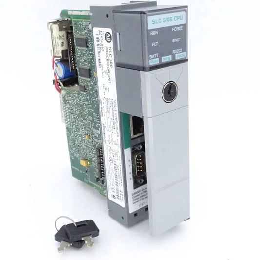 ALLEN BRADLEY 1747-L552 SLC 500 PROCESSOR MODULE 32K WORD MEM SLC 5 05 USNP 1747L552