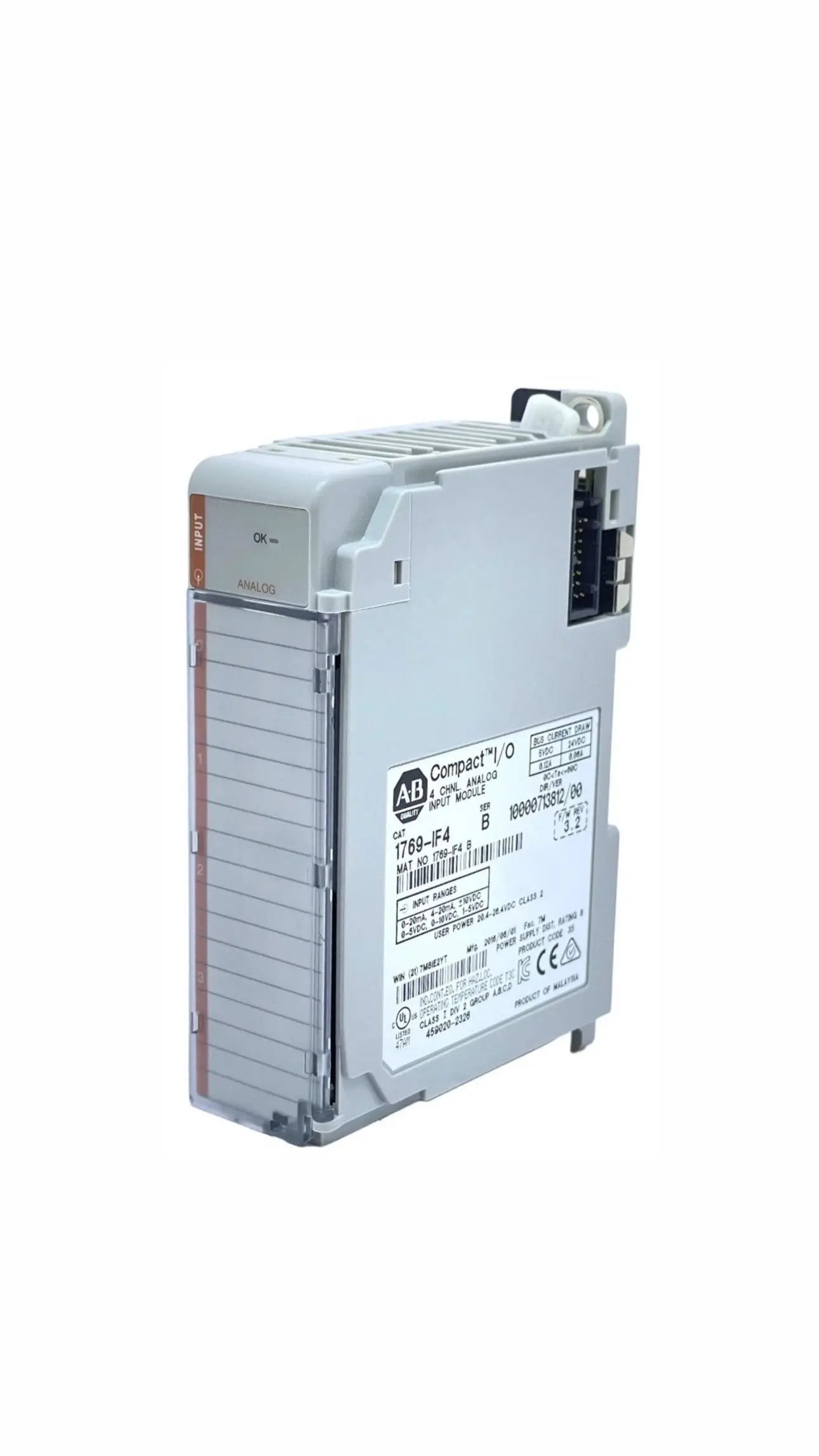 ALLEN BRADLEY 1769-IF4 ANALOG PLC MODULE 1769IF4