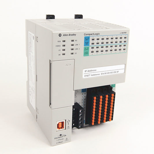 Allen Bradley 1769-L18ERM-BB1B CompactLogix 0.5MB Controller 1769L18ERMBB1B