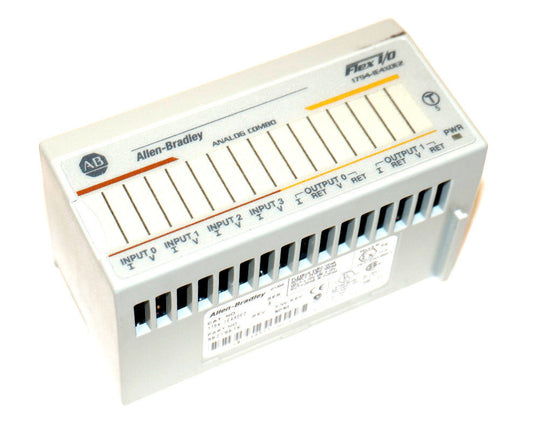 Allen-Bradley 1794-IE4XOE2 Flex 4 Input Output Analog Module PLC 1794IE4XOE2