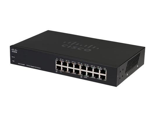 Cisco SG110-16HP Desktop Switch with 16 Gigabit SG11016HP