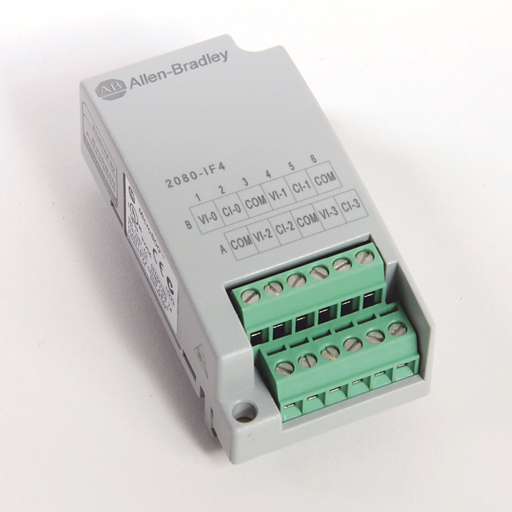 Allen-Bradley 2080-IF4 Micro800 4 Point Analog Input Plug-In 2080IF4
