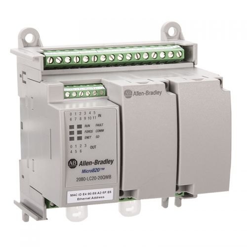 Allen-Bradley 2080-LC20-20QBBR 20 I/O ENet/IP Controller