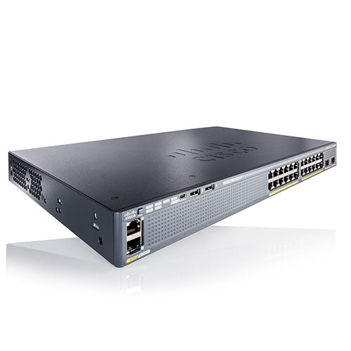 Cisco Catalyst WS-C2960X-24PD-L GigE PoE 370W, 2 x 10G SFP+, LAN Base