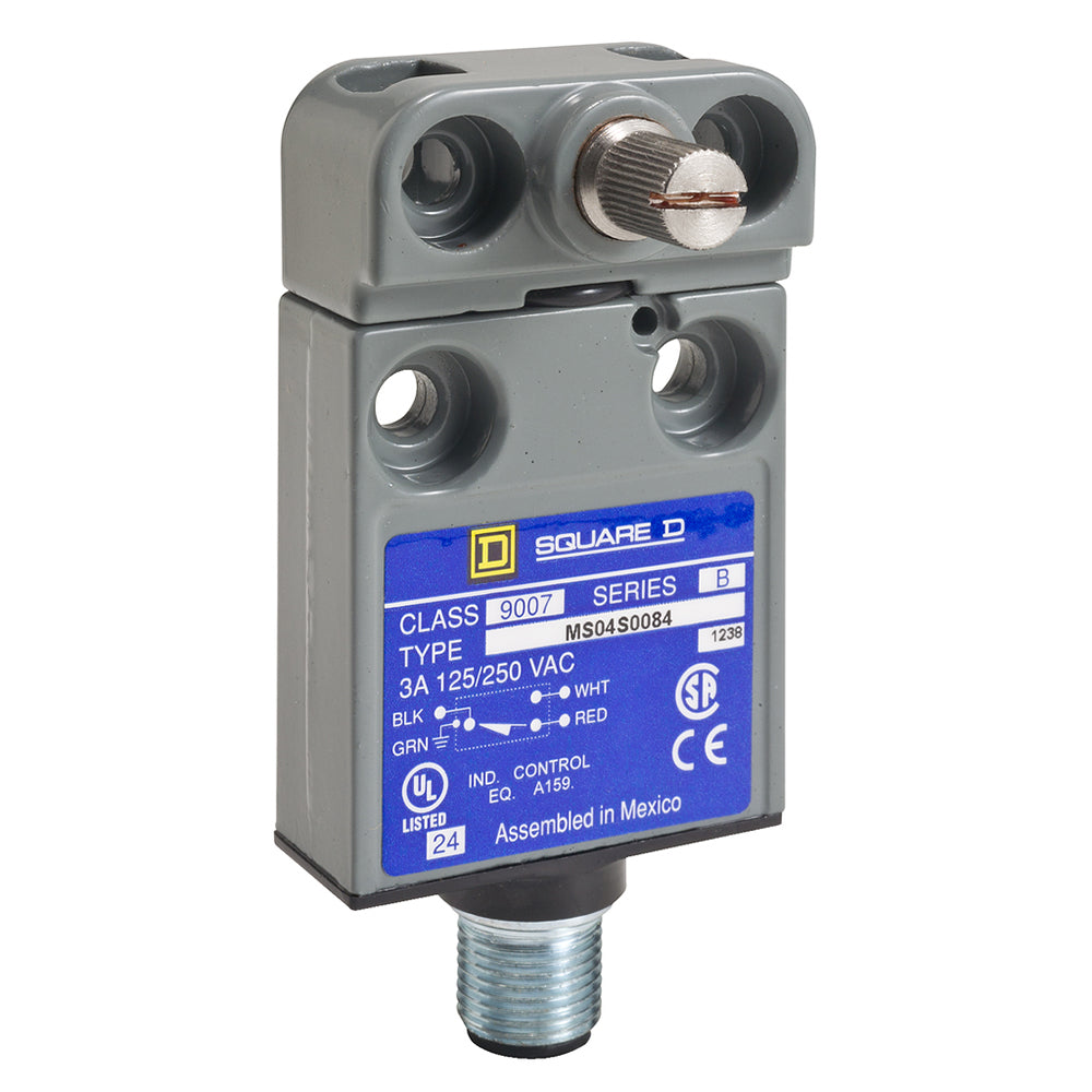 SQUARE D 9007MS04S0084 COMPACT ENCLOSED ROLLER LIMIT SWITCH 9007MS04S0084