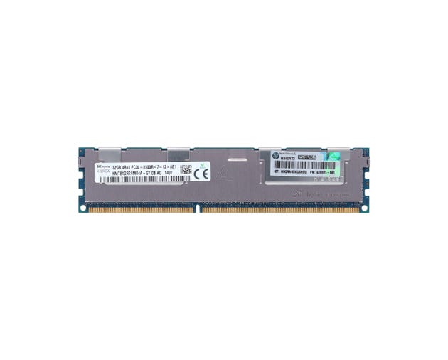 HPE 627814-B21 632205-001 628975-081 32GB PC3L-8500 DDR3-1066 Reg Memor