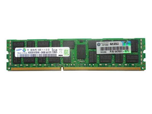 HPE 647899-B21 664691-001 647651-081 8GB SR PC3-12800R Reg Memory HPE 647899B21