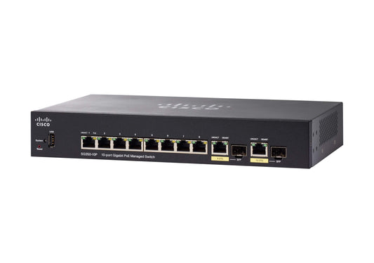 Cisco Systems SG350-10 / 10-Port Gigabit Managed Switch No Power Adaptor SG35010