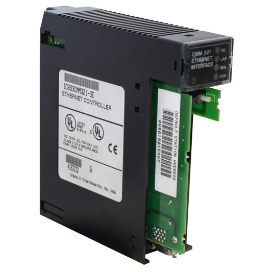 GE Fanuc IC693CMM321-DE Series 90-30 PLC Ethernet Controller Interface Module IC693CMM321DE