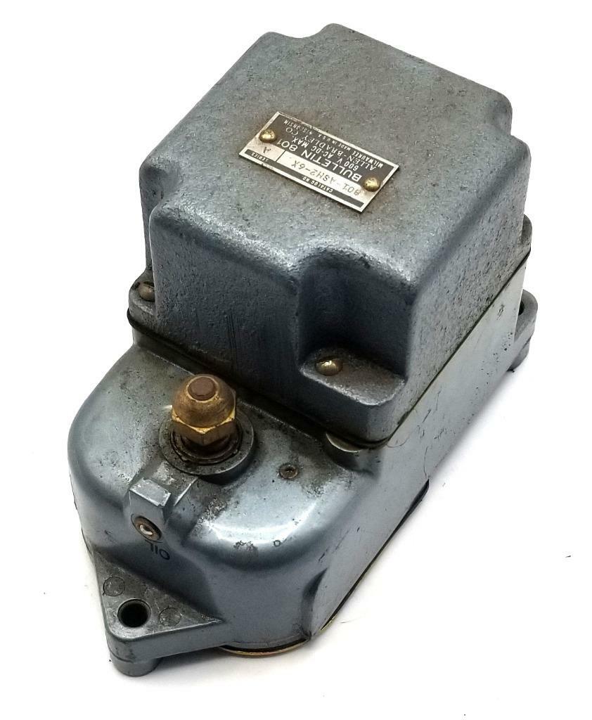 Allen Bradley 801-ASH2-6X Roller Limit Switch W Lever Arm 600 V 801ASH26X